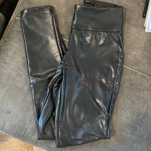 Woman’s pleather pants. Size small.